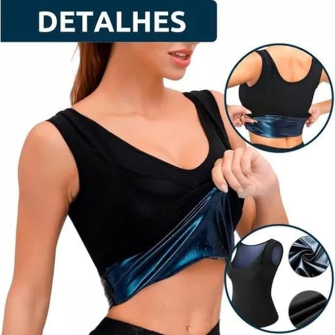 Camiseta térmica reductora mujer efecto