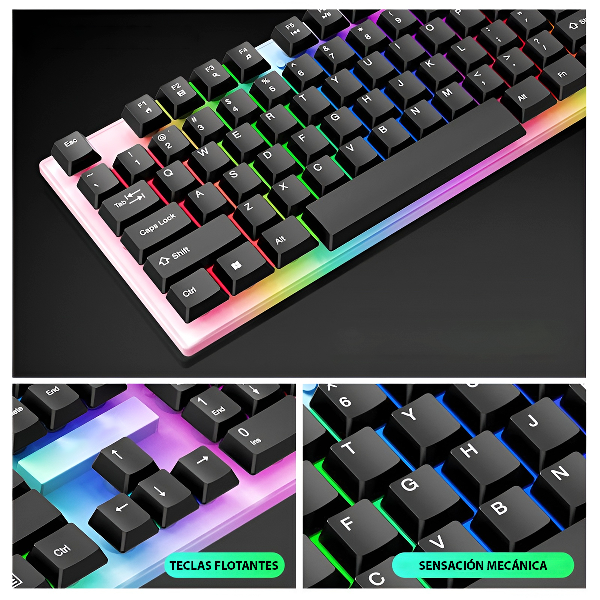 Combo Teclado Mouse Gamer KT288 USB