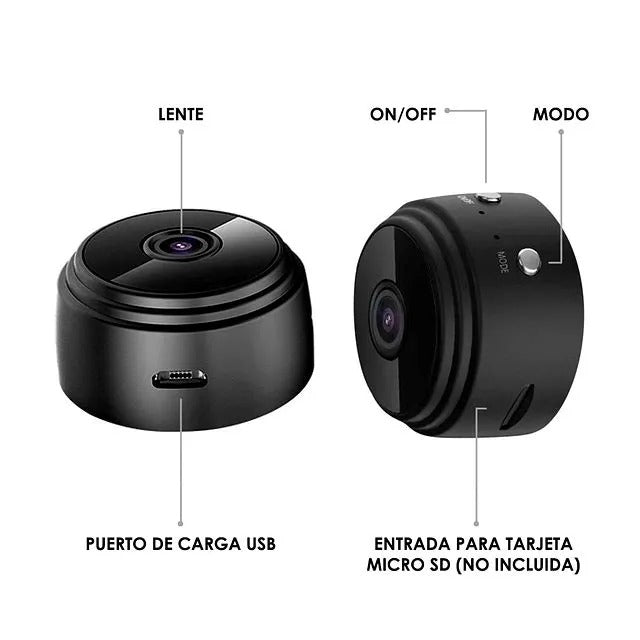 A106 Mini Cámara Espía IP WiFi A9 ESP